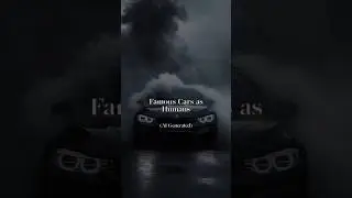 Famous Cars as humans 🚘🥶            #ai #cars #edit #top #human