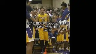 PART2 | TOP 10 HS BASKETBALL TEAMS OAT #basketball #highschool #highschoolbasketball #edit