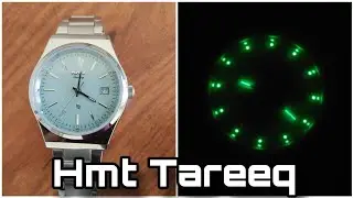 HMT Tareeq Quartz Tiffany Blue 💙 Unboxing & Review (Hindi) | Lume Shot #hmt #prxstyle