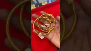 Light Weight Gold Sheet Bangles #goldjewellerydesigns #shorts #bangles #youtubeshorts