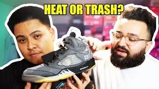 OFF WHITE x AIR JORDAN 5 REVIEW! (HEAT OR TRASH?)