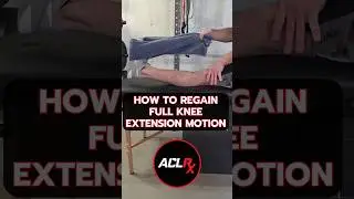 Knee Extension Range of Motion Exercise