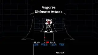 Asgore creates a dark fountain