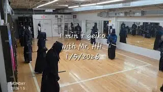 1 min + geiko with Mr. HH. 1/5/2026