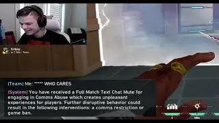 SicK gets insta chat-banned for dropping the n word | VALORANT