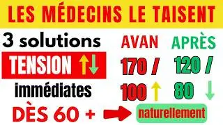 Lowering your blood pressure naturally: 3 immediate solutions.