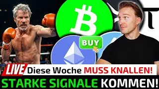 🟢 Krypto LIVE: K&auml;ufer & Bullen kommen ZUR&Uuml;CK!? Ist der BODEN DRIN?