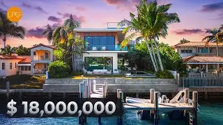 Inside A $18,000,000 Luxury Modern Home In The Venetian Islands With Incredible Views Of Miami Beach