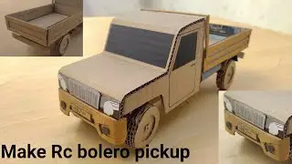 make bolero pickup🛻 - how to make bolero🚚 pickup with cardboard