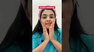 Double cleansing/ Double cleansing Method #skincare #shorts #doublecleansing #trending