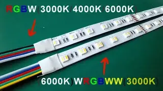 RGBW LED strip light