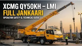 XCMG 50 Ton Mobile Crane Operating System Hindi||XCMG QY50KH