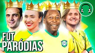 ♫ OS REIS E AS RAINHAS DO FUTEBOL: TUDO BR! | Par&oacute;dia Caf&eacute; - Vit&atilde;o