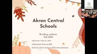 10/20/2021 Akron BOE Regular Business Meeting