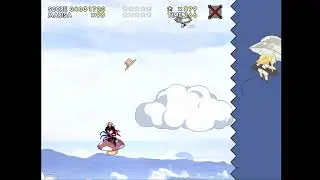 New Super Marisa Land - Defeating Nue using a Mega Mushroom!