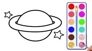 How to Draw Cosmic Space | Drawing And Coloring Pages For Artists | Learn to Draw and Color Art