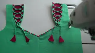 Wow very easy and stylish neck design for sewing lovers | selai tutorial