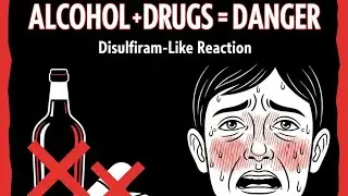 Disulfiram-Like Reaction Explained |Drugs That React with Alcohol | Mechanism, Symptoms & Management