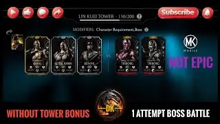 Lin Kuei Tower 130 & Reward 🎮 Mortal Kombat Mobile/MK Mobile/MKM #mortalkombatmobile #mkmobile #mkm