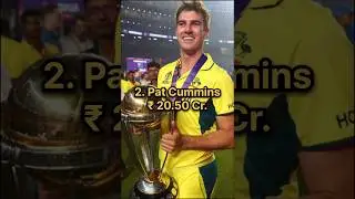 Top 10 most expensive buys from the IPL 2024 player auction #ipl #ipl2024 #shortsviral #cricket
