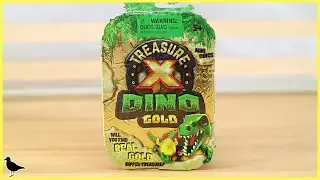 Treasure X Dino Gold Toy Opening! Will we find real gold dipped treasure? | Birdew Reviews