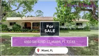 SOLD - 6950 SW 62ND ST, MIAMI, FL 33143