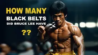 How many black belts did Bruce Lee have?