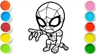 Spiderman Drawing, Painting & Coloring For Kids and Toddlers_ Easy Art.