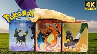 Opening Pokemon Stacking Tins Fall 2022 *CHARIZARD TIN*
