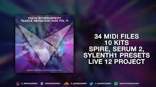 Trance Sensation MIDI VOL. 11 [Bonus Presets] Ableton Live 12 Project incl.