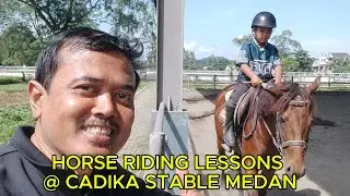 POSITIVE BINGITTSSS!!!! LATIHAN BERKUDA DI TAMAN CADIKA STABLE MEDAN #horseriding #tcsm #tamancadika