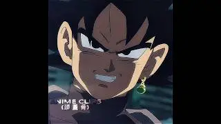 TRUNKS GOT GOOSEBUMP TO SEE BLACK GOKU 🥶 | Nada Nada (ULTRA SLOWED) | Dragon Ball Super | #shorts