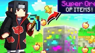 Minecraft But Ores Drop Super Op item| Minecraft 