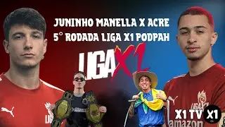 🔥ACRE VS JUNINHO MANELLA Na quinta rodada do LIGA X1!🔥