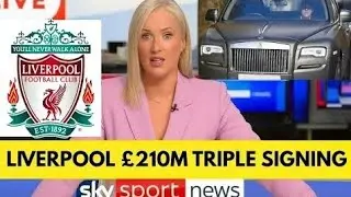 LIVERPOOL DROP &pound;210M BOMBSHELL WITH RECORD JANUARY TRIPLE SIGNING