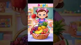 Apple 🍎 | Learn Fruits Name for Kids