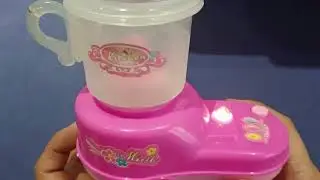 7 Minutes Satisfying with Unboxing Pink Fruit Juicer & Blender Kitchen Set[ASMR]