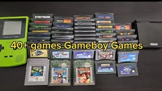 My GameBoy Collection. Over 40+ games.