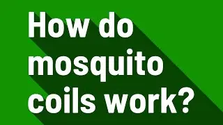 How do mosquito coils work?