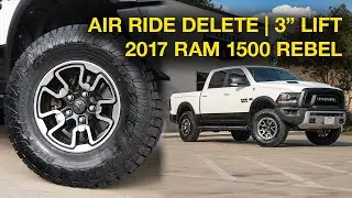 Удаление и подъем Ram 1500 Rebel Air Ride 2017 года