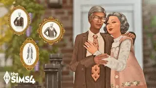Take a look at the newest cozy CAS kit with me! 👵🏻| The Sims 4 Golden Years Kit Review