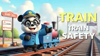 BabyBus Little Train 🚆 | Train Safety & Passenger Learning Cartoon for Kids