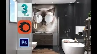 3Ds Max - Bathroom Modeling+Corona Rendering-Free Tutorial_part 1