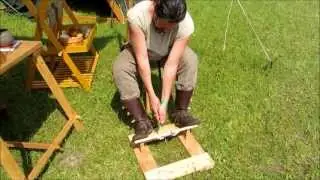 Viking handcraft: Draging wire