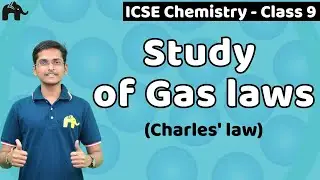 Study of Gas laws Class 9 ICSE Chemistry Selina Chapter 7 | Charle's Law