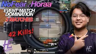 PUBG Mobile Nepal : NoFear.HORAA Event 2 Match Highlights.🔥