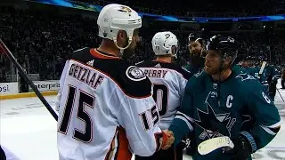 Sharks, Ducks shake fins, wings after series sweep