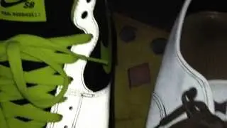 Reflective sneakers from Nike and Vans