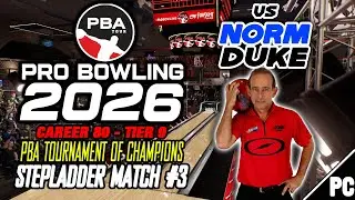 PBA Pro Bowling 2026 | КАРЬЕРА 80 T9 | PBA TOC | Матч SL №3 | против Норма Дьюка (06.01.2026)