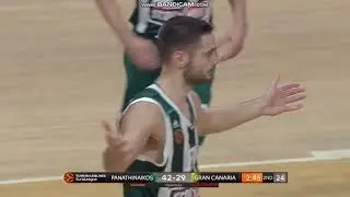 Ioannis Papapetrou 15 pts (Panathinaikos-Gran Canaria 102-87)